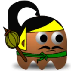 Wayang: Bima vector image