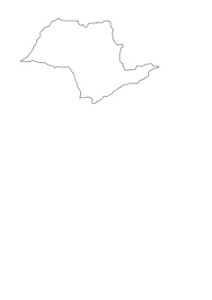 Sao Paulo state map vector image