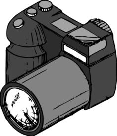 Camera vector image
