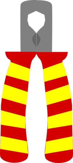 Machovka pliers vector clip art