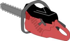 Power-saw vector clip art