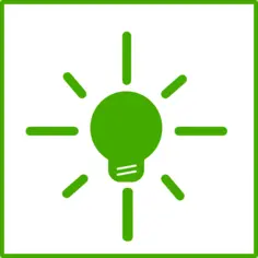 Eco save energy vector icon