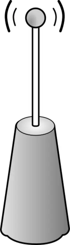 Wireless transmitter vector icon