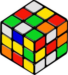 Rubik's cube vector illustration