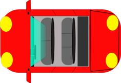 Vector graphics of sports car