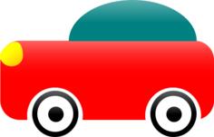 Toy car vector illustration