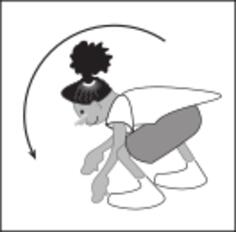 Woman exercising vector illustration