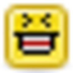 LOL smiley vector icon