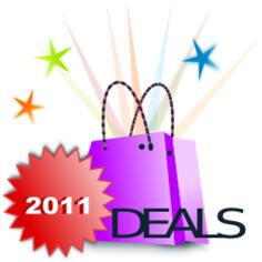 Shopping deal vector icon