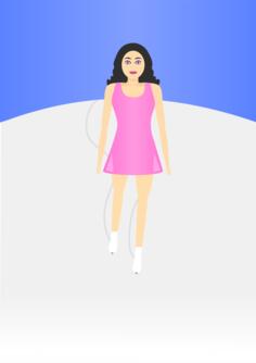 Ice skater vector image