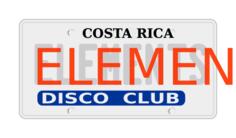 Disco club vector sign