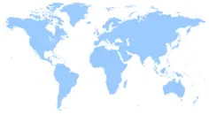Vector map of the World