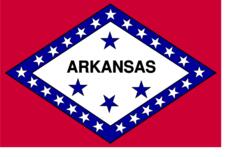 Vector flag of Arkansas