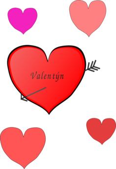 Valentine's Day symbol vector illustration