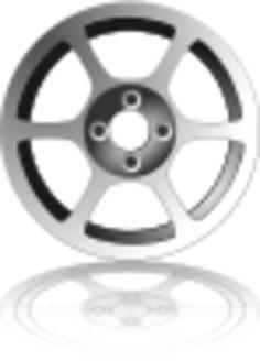 Wheel rim vector graphics