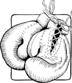Boxing gloves vector graphics
