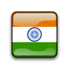 Indian flag button