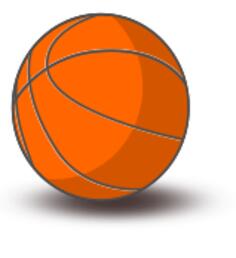 Basketball vector drawing