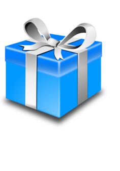 Present Blue Pack Vector